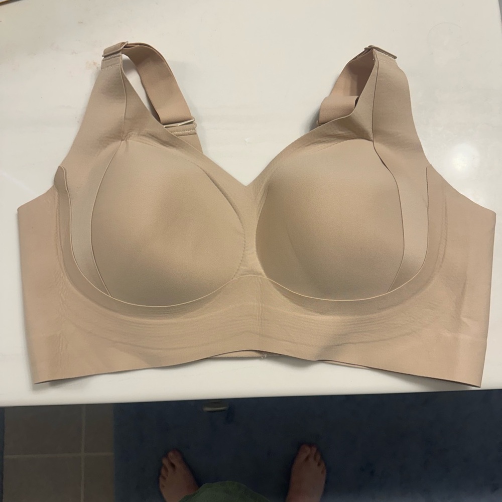Forlest Hannah 2.0 Wireless Seamless Tan Bra-Size 3XL